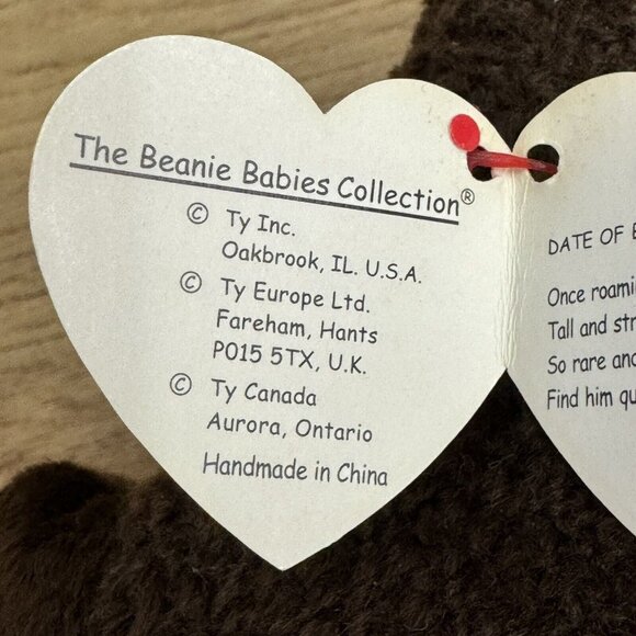 1998 Ty Original Beanie Babies ROAM The Bison w/Tags - Picture 11 of 12
